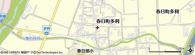 兵庫県丹波市春日町多利996周辺の地図
