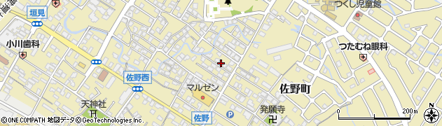滋賀県東近江市佐野町617周辺の地図
