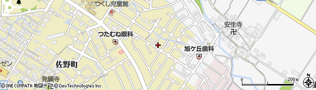 滋賀県東近江市佐野町302周辺の地図