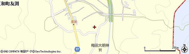京都府福知山市三和町友渕676周辺の地図