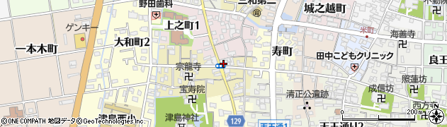 愛知県津島市中之町35周辺の地図