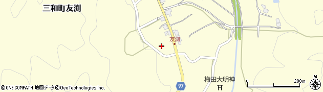 京都府福知山市三和町友渕506周辺の地図