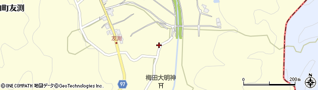京都府福知山市三和町友渕673周辺の地図