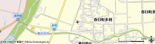 兵庫県丹波市春日町多利1519周辺の地図