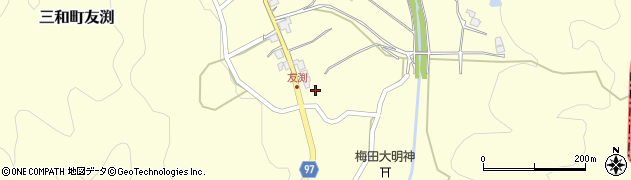 京都府福知山市三和町友渕649周辺の地図
