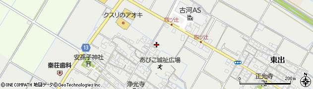 滋賀県愛知郡愛荘町東出117周辺の地図