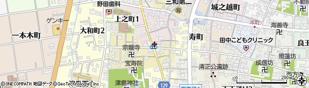 愛知県津島市中之町34周辺の地図