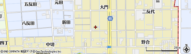 愛知県津島市神守町大門102周辺の地図