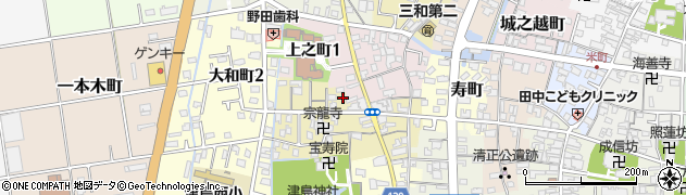 愛知県津島市中之町52周辺の地図