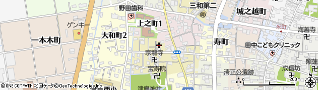 愛知県津島市中之町72周辺の地図