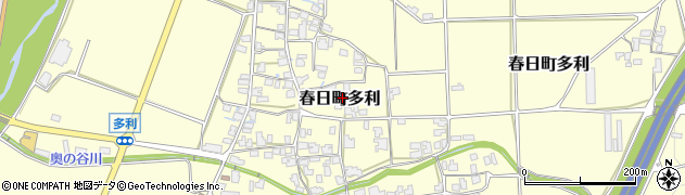 兵庫県丹波市春日町多利988周辺の地図