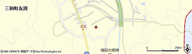 京都府福知山市三和町友渕655周辺の地図
