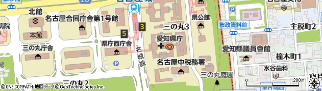愛知県庁農業水産局　農業振興課・課長周辺の地図