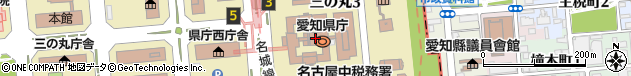 愛知県周辺の地図