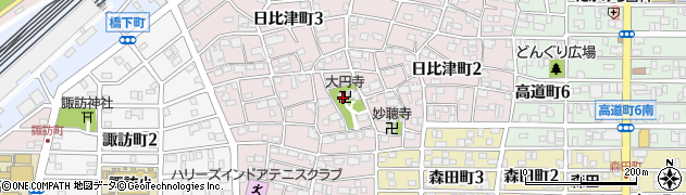 大円寺周辺の地図