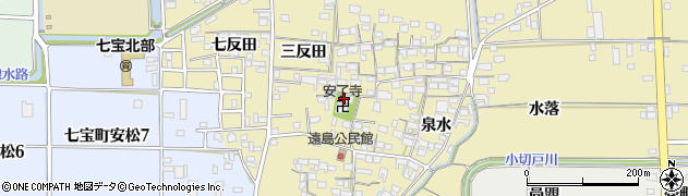 安了寺周辺の地図