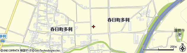 兵庫県丹波市春日町多利619周辺の地図