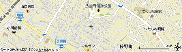滋賀県東近江市佐野町555周辺の地図