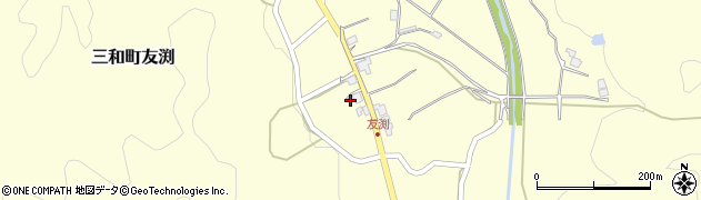 京都府福知山市三和町友渕513周辺の地図