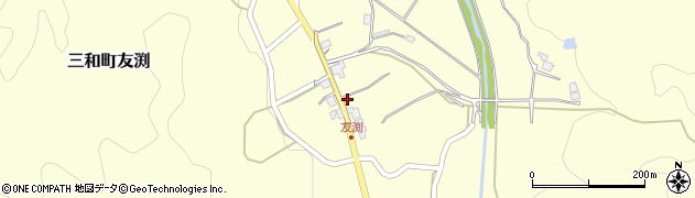 京都府福知山市三和町友渕604周辺の地図