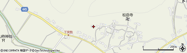 京都府船井郡京丹波町実勢小角周辺の地図