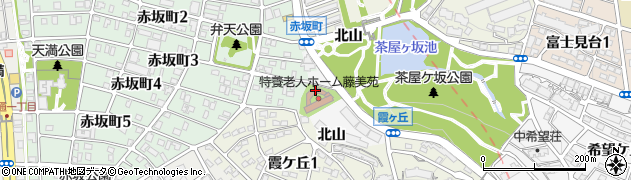 愛知県名古屋市千種区鍋屋上野町北山周辺の地図
