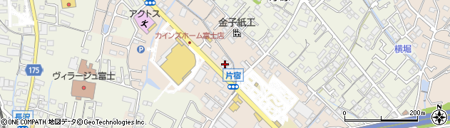 静岡県富士市伝法945周辺の地図