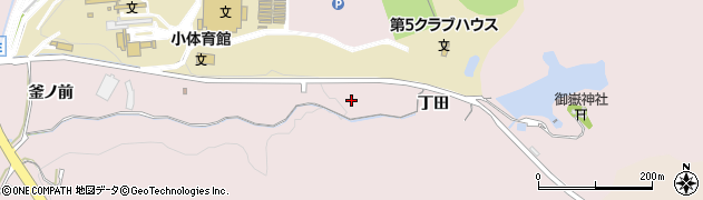 愛知県豊田市八草町（丁田）周辺の地図