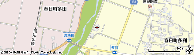 兵庫県丹波市春日町多利1460周辺の地図