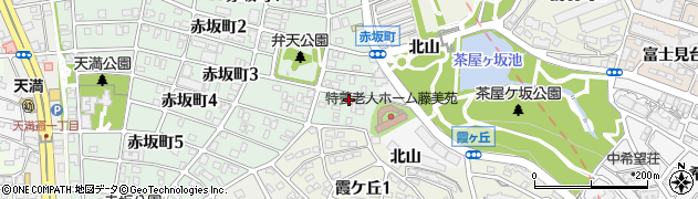 愛知県名古屋市千種区赤坂町3丁目周辺の地図