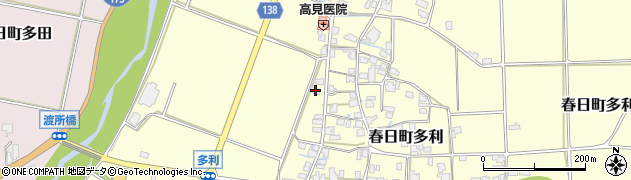兵庫県丹波市春日町多利963周辺の地図