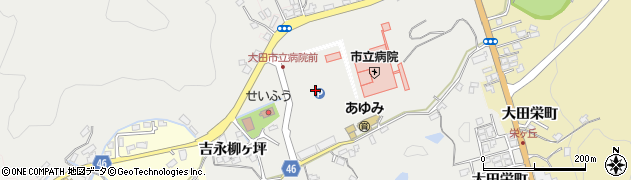 大田市立病院周辺の地図