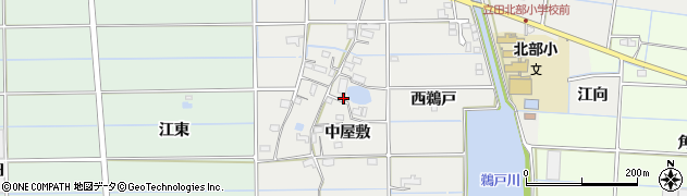 愛知県愛西市戸倉町周辺の地図