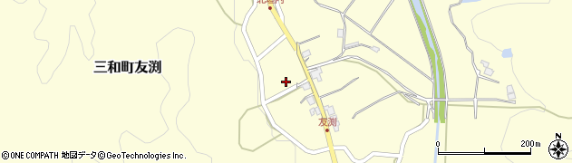 京都府福知山市三和町友渕456周辺の地図