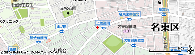 愛知県名古屋市名東区若葉台807周辺の地図