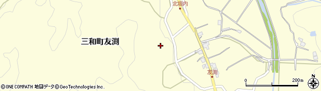 京都府福知山市三和町友渕395周辺の地図