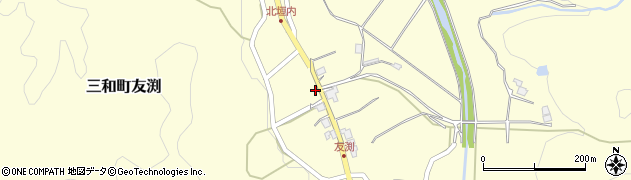 京都府福知山市三和町友渕449周辺の地図