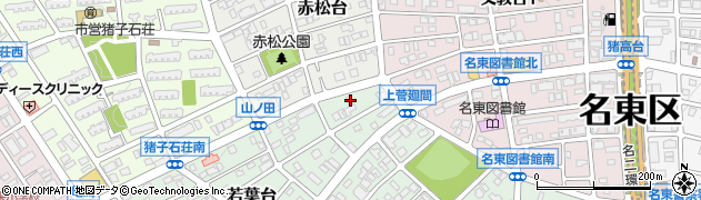 愛知県名古屋市名東区若葉台706周辺の地図