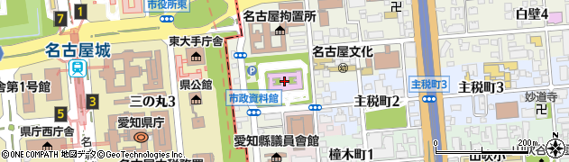 名古屋市市政資料館周辺の地図