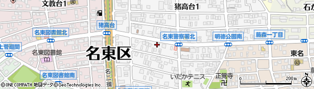 萬香館周辺の地図