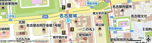 名古屋市役所　健康福祉局健康部食品衛生課周辺の地図