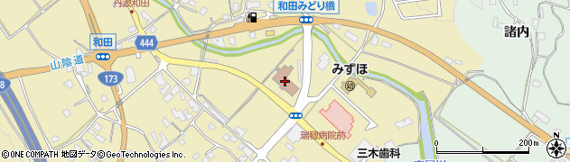 京都府京丹波町（船井郡）和田（田中）周辺の地図