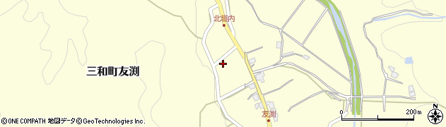 京都府福知山市三和町友渕464周辺の地図