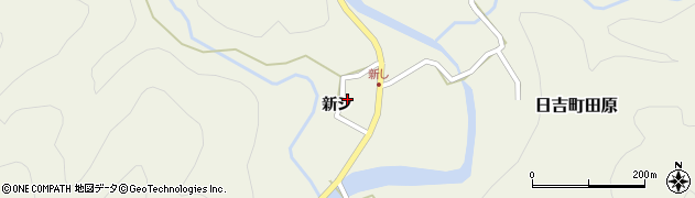 京都府南丹市日吉町田原（新シ）周辺の地図