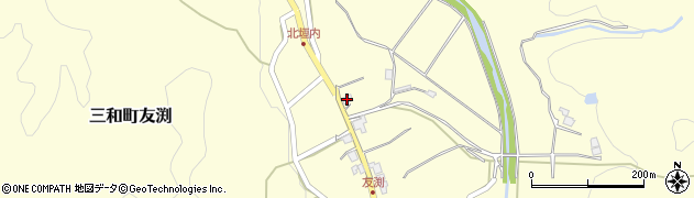 京都府福知山市三和町友渕443周辺の地図