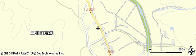 京都府福知山市三和町友渕450周辺の地図