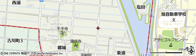 愛知県愛西市諸桑町周辺の地図