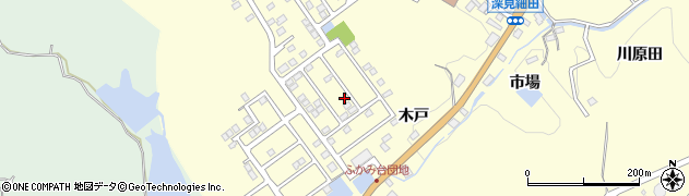 愛知県豊田市深見町（木戸）周辺の地図
