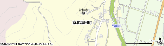 京都府京都市右京区京北塩田町周辺の地図