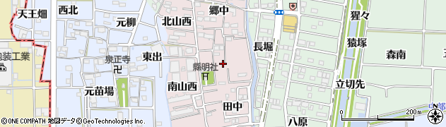 愛知県あま市小橋方（海用）周辺の地図